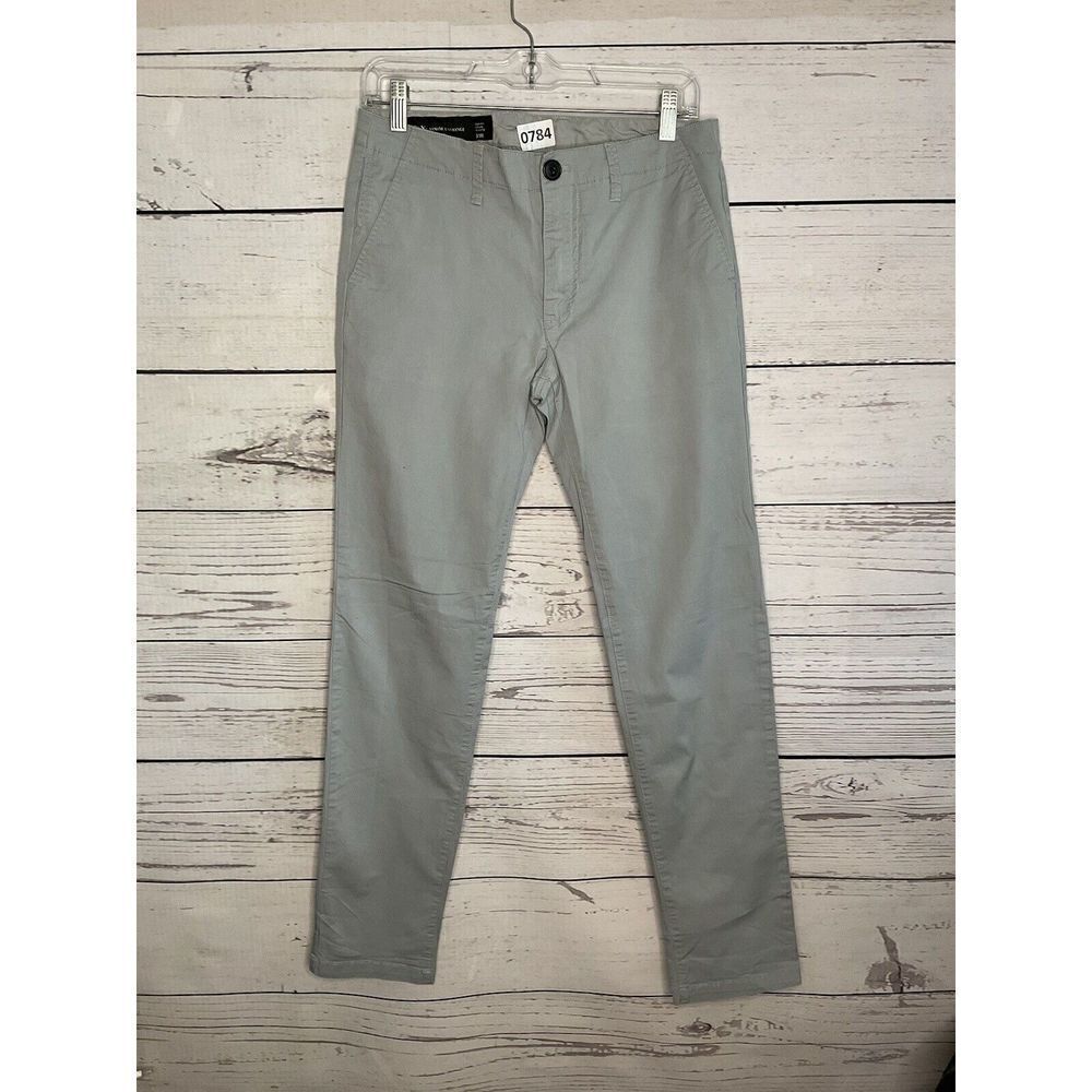 Armani Exchange A/E Light Gray Pants Men's 31R Sport Style